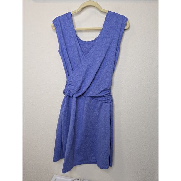 Patagonia Sleeveless Tank Dress Midi Length Heathered Blue Womens Size Small - Picture 4 of 9